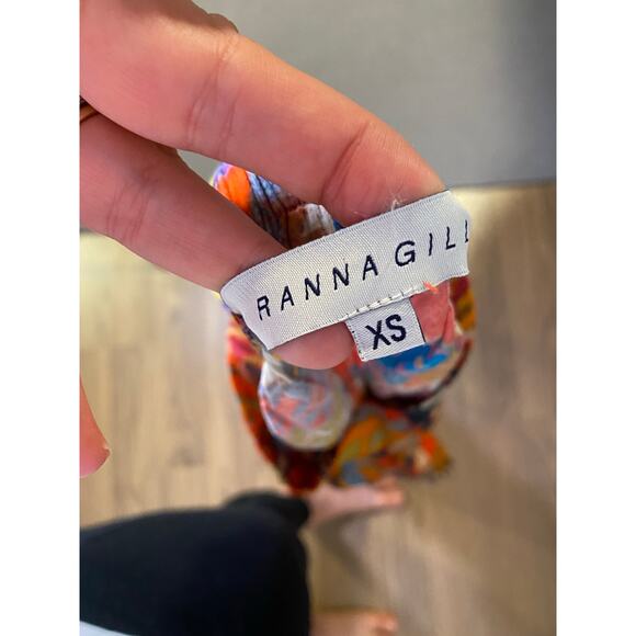 Anthropologie outfit set Lively Abstract Pant Set Ranna Gill SZ XS - Picture 12 of 14